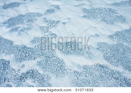 Pamukkale, Türkiye, kalsiyum ve su