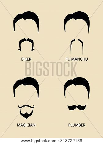 Simple Graphic Of Men Facial Hair Types