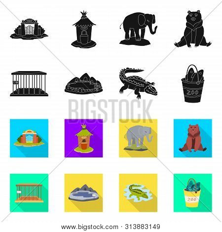 Isolated Object Of Nature And Fun Sign. Set Of Nature And Entertainment Stock Vector Illustration.