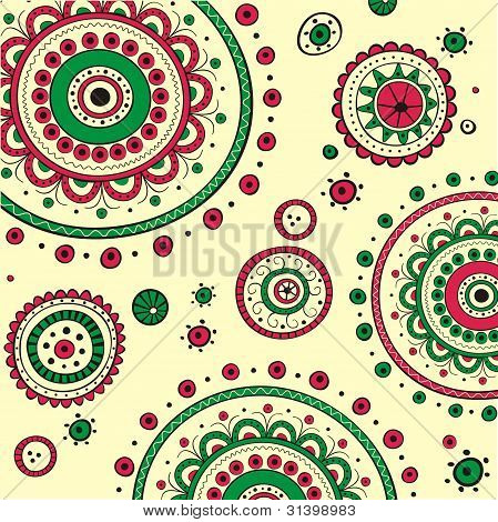 Abstraction ethno background - vector