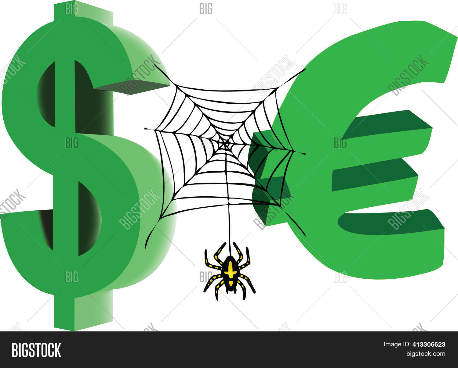 Euro Dollar Sign Image & Photo (Free Trial) | Bigstock