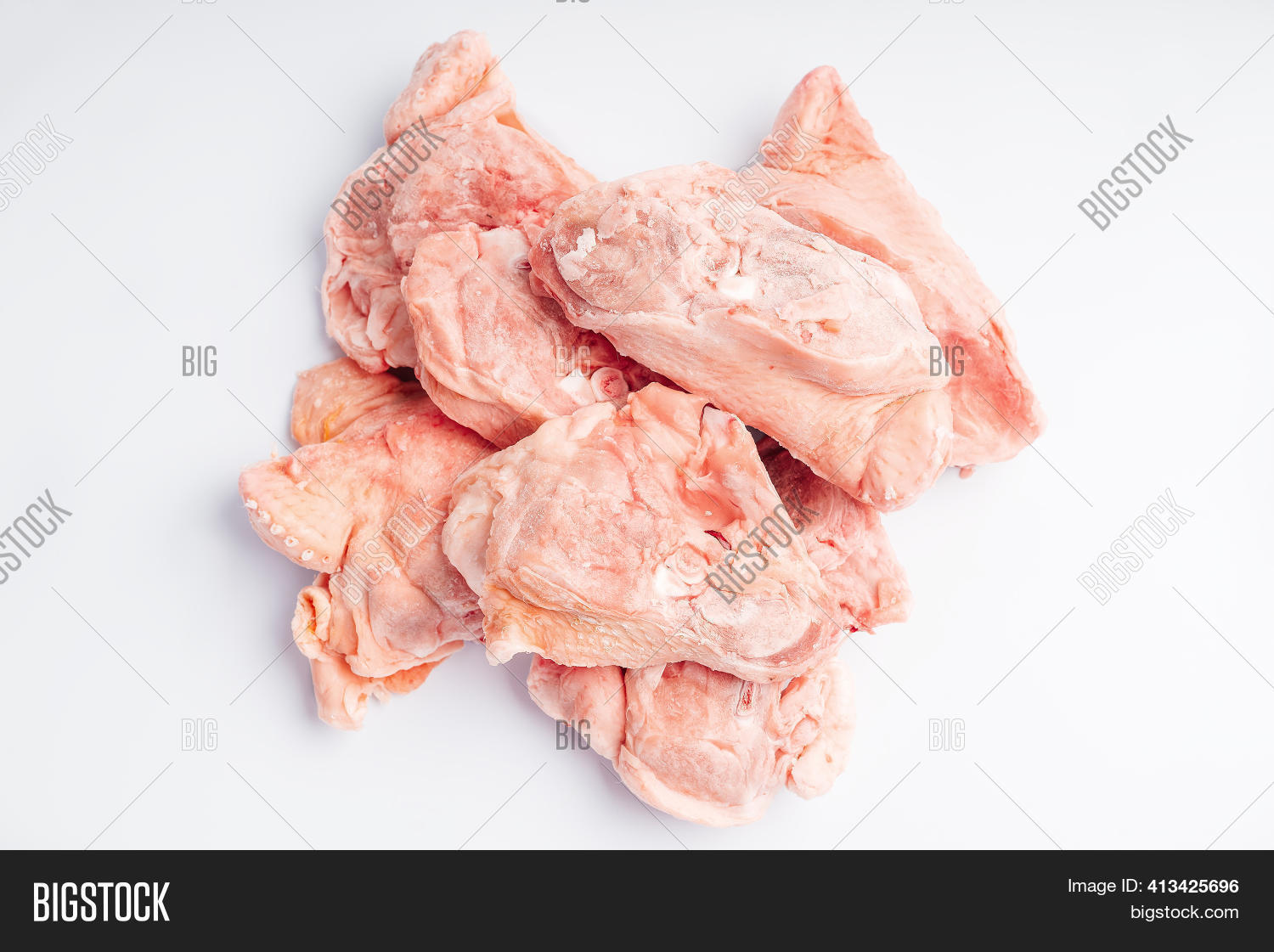 raw chicken backs