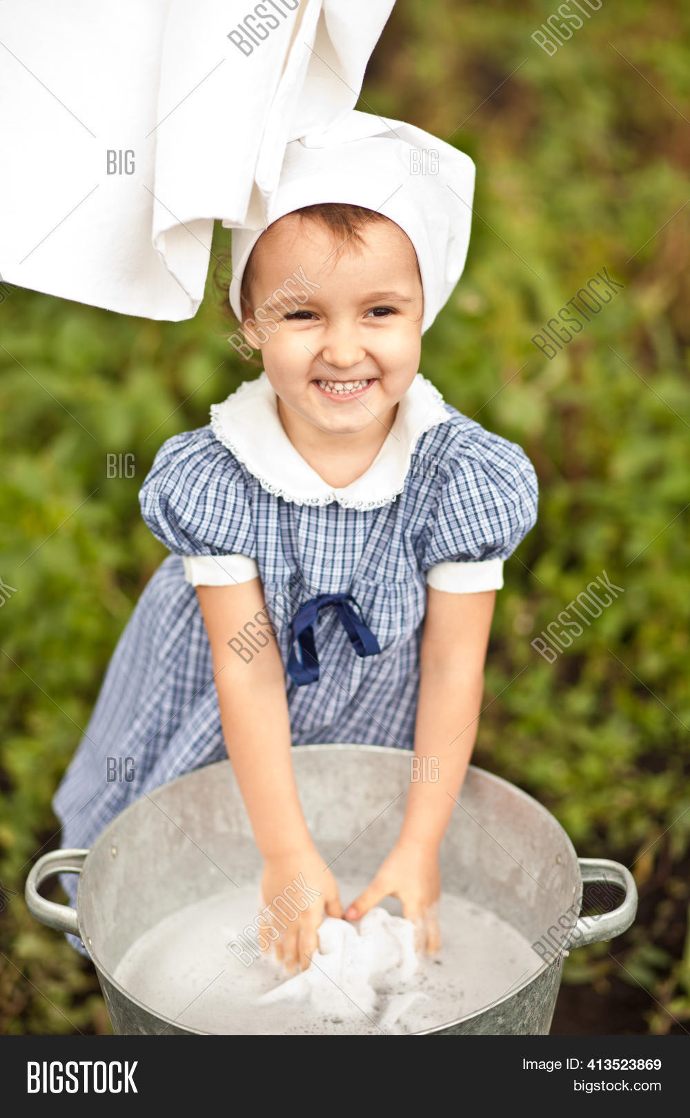 Baby Girl Washing Image & Photo (Free Trial) Bigstock