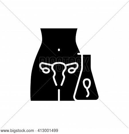 Artificial Insemination Color Line Icon. Outline Pictogram For Web Page.
