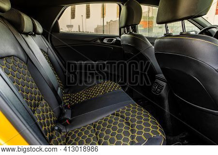 Moscow, Russia - January 10, 2021 Kia Xceed. Awd Hatchback Suv. New Kia Xceed Crossover Model Year 2