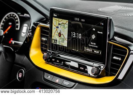Moscow, Russia - January 10, 2021 Kia Xceed. Awd Hatchback Suv. New Kia Xceed Crossover Model Year 2