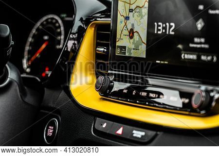 Moscow, Russia - January 10, 2021 Kia Xceed. Awd Hatchback Suv. New Kia Xceed Crossover Model Year 2