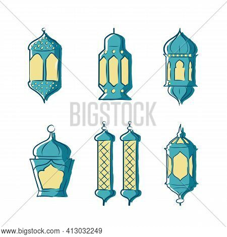 Ramadan Kareem Background Illustration With Lights. Ramadan Kareem, Islamic Holy Night, Theme Design