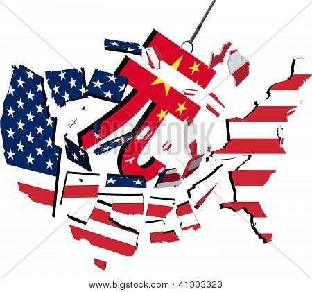 破坏美国的人民币