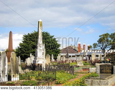 Cheltenham, Australia - 6 November 2018: Cheltenham Pioneer Cemetery Established In 3 October 1864. 