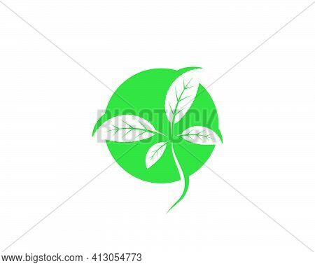 Green Leaf Ecology Nature Element Vector Icon Of Go Green