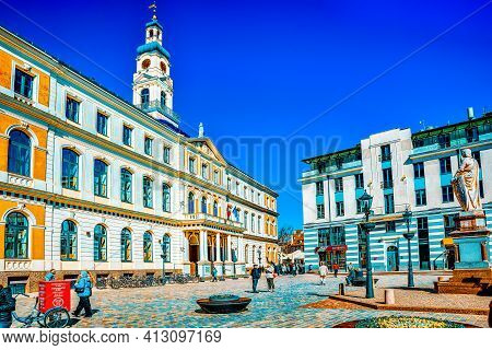 Town Hall (riga) - A Building That Served As The Residence Of The Riga City Government (riga City Co