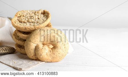 Classical Apulian Friselle Made In Puglia, Salento By Wholegrain Weat