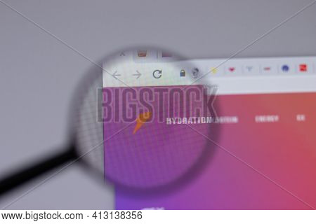 New York, Usa - 18 March 2021: The Gatorade Company Logo Icon On Website, Illustrative Editorial