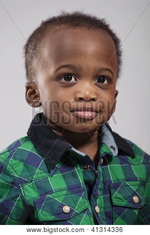 Toddlers Portrait In Studio
