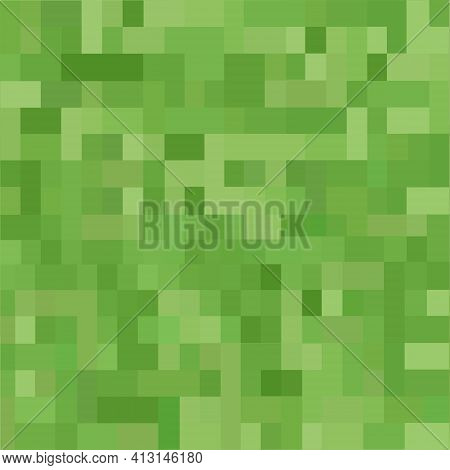 Pixel Background. The Concept Of Games Backgro Vector Illustration