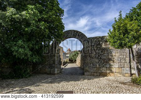 The South Gate To The Historic Village Of Idanha A Velha In Portugal