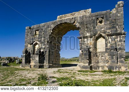 Unesco Heritage.
Extensive Complex Of Ruins Of The Roman City Volubilis - Of Ancient Capital City Of
