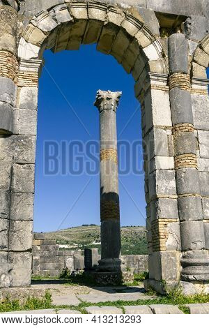 Unesco Heritage.
Extensive Complex Of Ruins Of The Roman City Volubilis - Of Ancient Capital City Of