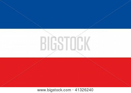 Illustrato il disegno della bandiera della Jugoslavia