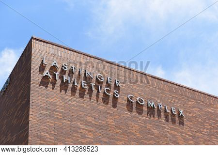 ORANGE, CALIFORNIA - 14 MAY 2020:  Lastinger Athletics Complex on the campus of Chapman University. 
