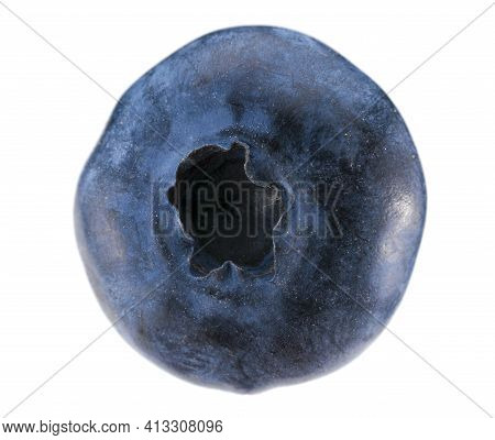 Sweet Blueberries On White Background, Close Up