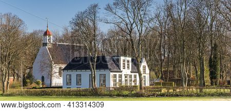 Panorama Of The Church Of Breede, Netherlands