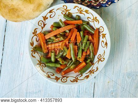 Fossolia - Ethiopian Vegetable Side Dish Starring Green Beans As Its Centrepiece