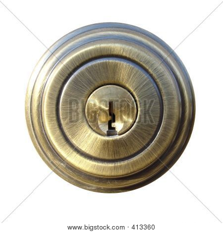 Serrure de porte typique