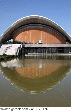 Berlin, Germany - September 5, 2014: The Conference Hall Or House Of The World's Cultures In Berlin,
