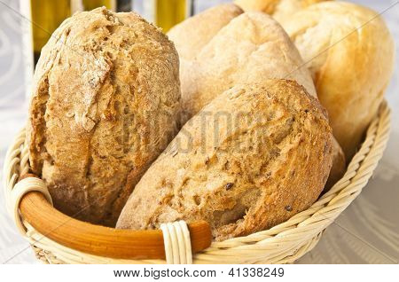 Pão integral fresco