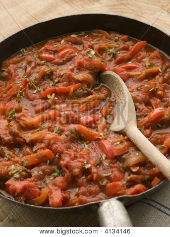 Piperade Saut pannulla