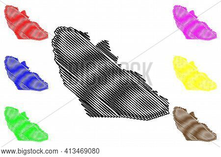 Jonglei State (states Of South Sudan, Greater Upper Nile Region) Map Vector Illustration, Scribble S