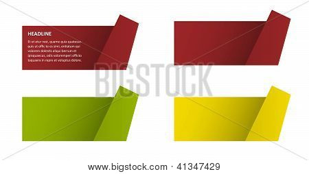 farve foldet tekstbaggrund