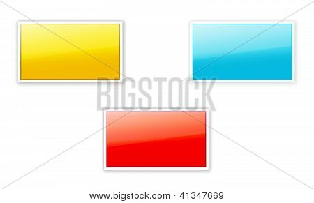 farve Eksempelknapper