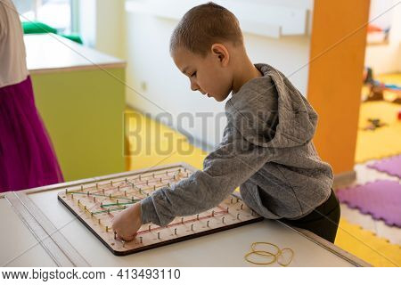 Exploring Basic Math And Geometry Concepts With Geoboard