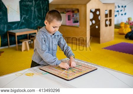 Exploring Basic Math And Geometry Concepts With Geoboard