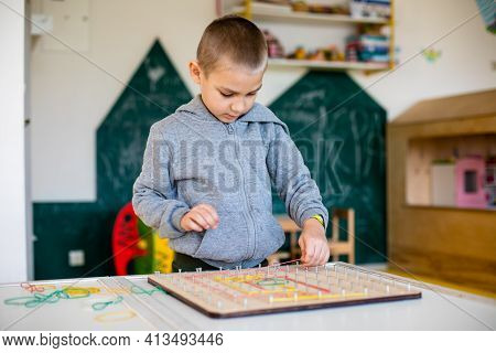 Exploring Basic Math And Geometry Concepts With Geoboard