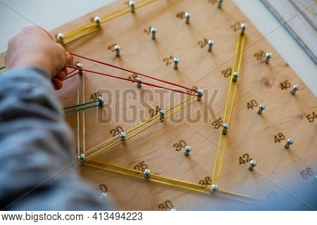 Geoboard For Developing Mathematical Thinking And Problem Solving Skills