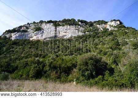 View Of Badde Olia Valley, Sassari, Sardinia
