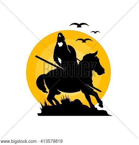 Equestrian Archer Warrior Logo Design Your Company