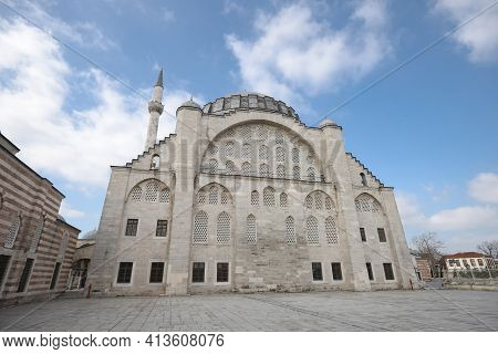 Mihrimah Sultan Mosque In Edirnekapi, Istanbul City, Turkey