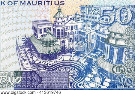 Le Caudan Building Complex From Mauritian Money