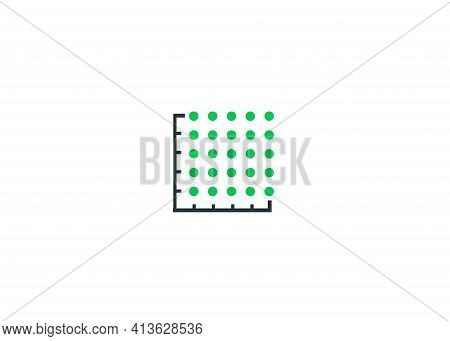 Icon Plot Area In Acres, Square Metres, Kilometres, Feet, Yards, Miles, Hectare, Are. Vector Dimensi