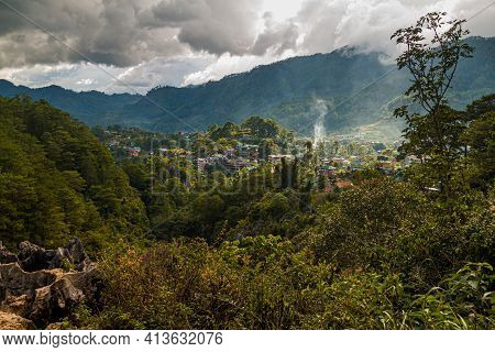 View Of Sagada Village On Luzon Island, Philippin