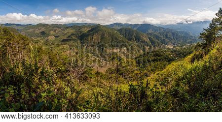 Landscape Around Sagada Village On Luzon Island, Philippin