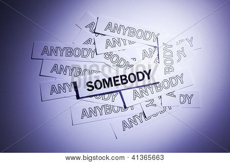 มีใครสักคน