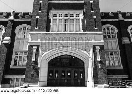 Muncie - Circa March 2021: Ball State University Original Gymnasium. Built In 1925, The Gym Hosted B