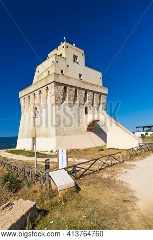 Torre Mileto castle near San Nicandro Garganico, Apulia, Italy