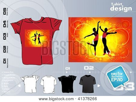  T-shirt tasarım şablonu